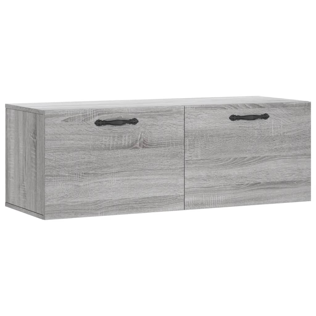 Wall Cabinet Grey Sonoma 100x36.5x35 cm Engineered Wood